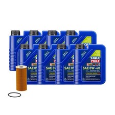 8L Liqui Moly Synthoil Energy A40 0W-40 Wix Engine Oil Change Kit for Boxster H6