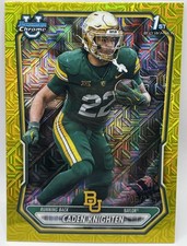 2026 1st Bowman Football Caden Knighten Yellow Mojo 106275 Bcp-15 Baylor Bears 2026 1st Bowman Football Caden Knighten Yellow Mojo 106275 Bcp-15 Baylor Bears