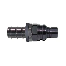 JIFFY-TITE Q/R #8 Male Push Lock Plug Valved Black- 52508P