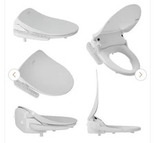 Bio Bidet HD-7000 Electric Bidet Seat for Round Toilets in White with Fusion