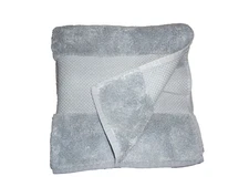 FRONTGATE BLUE TURKISH (1) WIDE HAND TOWEL 19 X 28