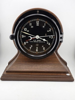 Antique Chelsea Clock Company US Army Clock Message Center M2 12