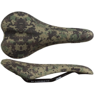 Charge Bikes Spoon saddle, CrMo digi camo green