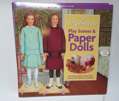 Rebecca American Girl Paper Doll Set Retired Never Punched Out w/ Sticky Dots