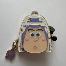 SDR Shanghai Disneyland Buzz Lightyear Backpack Pin Toy Story Rocket Dangle B