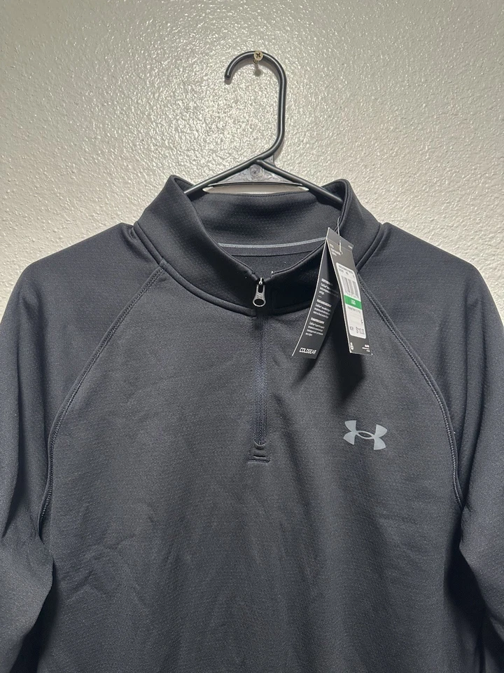Under Armour 1343242-001-MD Ua Base Coldgear para hombre 4,0 1/4 cremallera para hombre talla L Foto 2 de 4