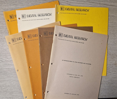 Digital Research CP/M 2.0/2.2 Original Handbuchsatz 1976-1979