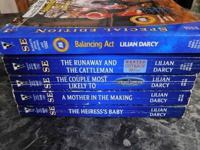 Silhouette SE Lilian Darcy lot of 5 Contemporary Romance Paperbacks