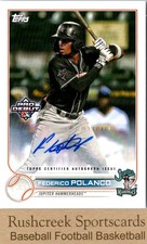 2022 Topps Pro Debut #PD-190 Federico Polanco Auto Autographs