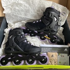 ROLLERBLADE Women's Macroblade 84 W Inline Skates Black/Lavender 7/7.5