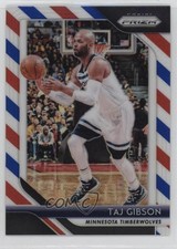 2018-19 Panini Prizm Red White & Blue Prizm Taj Gibson #97 gp1