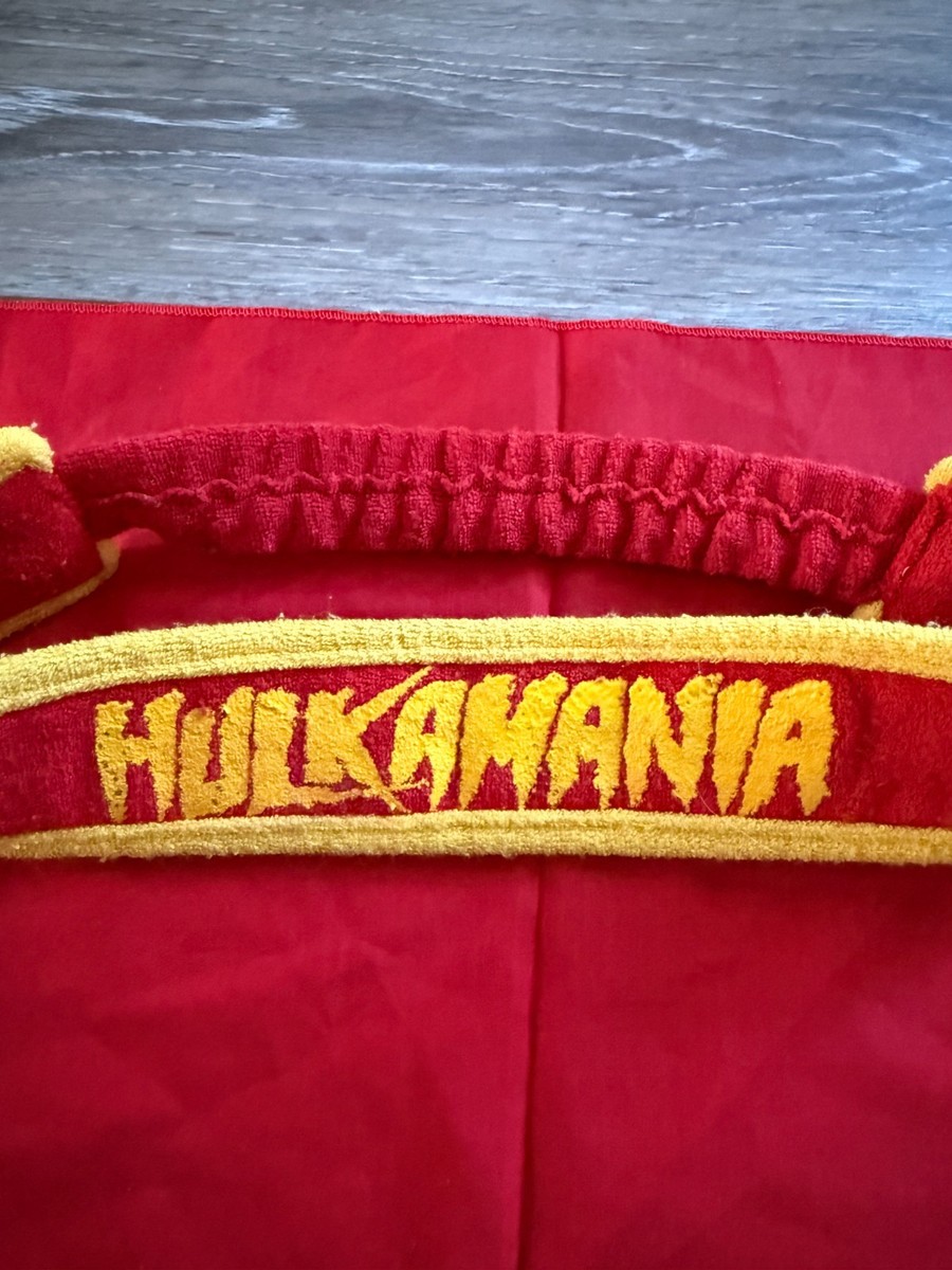 WWF Hulk Hogan Vintage 1980'S Hulkamania Headband + 2000's Bandana