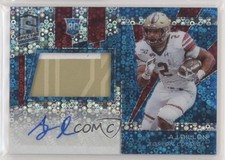 2020 Chronicles Draft Picks Neon Blue Prizm 40/75 AJ Dillon #16 Patch Auto 0g4