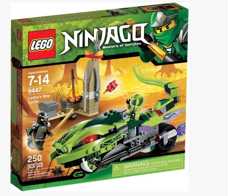 LEGO 9447 Ninjago Lasha's Bite Cycle NEW SEALED 2012 Retired Snake Tribe Rare
