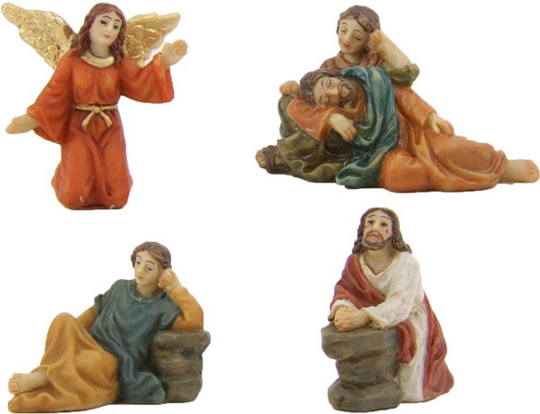 Krippenfiguren Passionsfiguren 5 Cm Polyresin Deko Set 3-Teilig-image