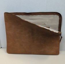 Clava Brown Leather Travel Business Organizer...