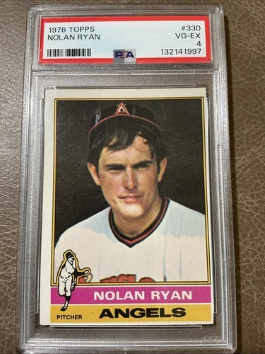 1976 Topps - Nolan Ryan #330 - PSA Graded Very Good - Excellent 4
