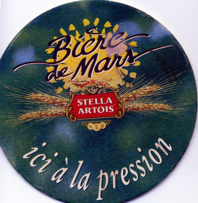 ② Les sous-verres à bière Stella Artois :du bon goût en Europe