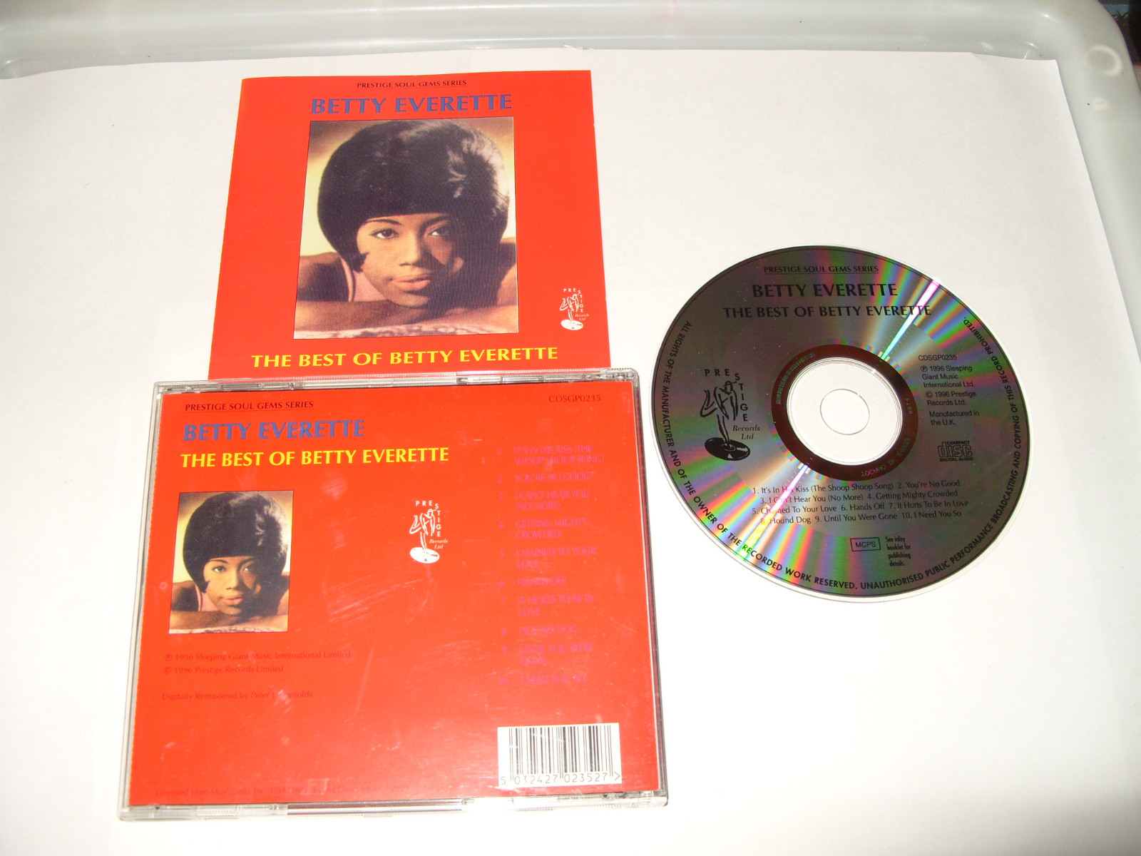 Betty Everett  The Best of  Betty Everette (1996) cd Near mint Condition (C22)