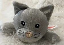 Melissa  Doug Gray Kitty Kitten Plush Stuffed Animal Toy 9"