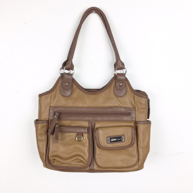 MultiSac Women’s Brown Shoulder Multi Pockets Purse Bag eBay