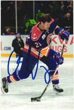 Chris Wagner Autographed 4x6 Photo Norfolk Admirals #21 Blue