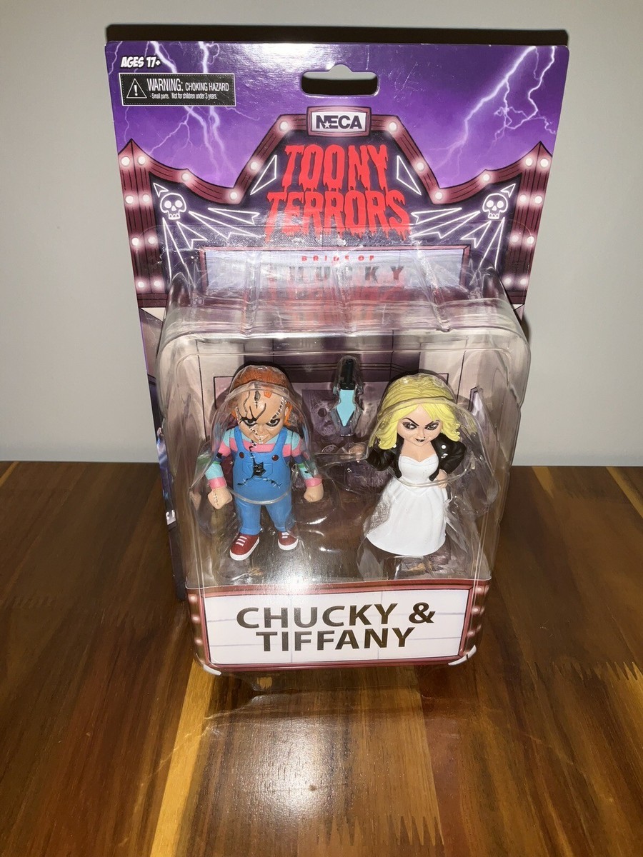 NECA Toony Terrors Chucky & Tiffany Action Figure Horror New | eBay