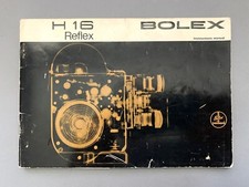 BOLEX 16mm h16 H REFLEX REX 3 ,4 Instruction Manual brochure catalog