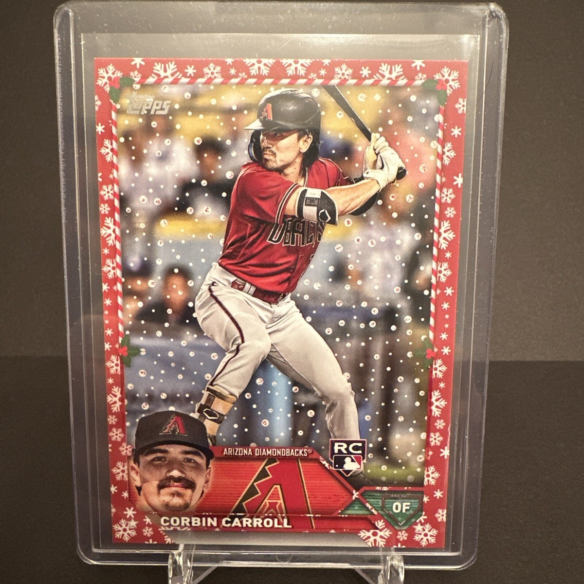 Corbin Carroll 2023 Topps Holiday RC RED 59 /99 SSP RARE | eBay