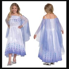 Disney Frozen Snow Queen Elsa Costume, Girl's Size M 7/8 - Multicolor