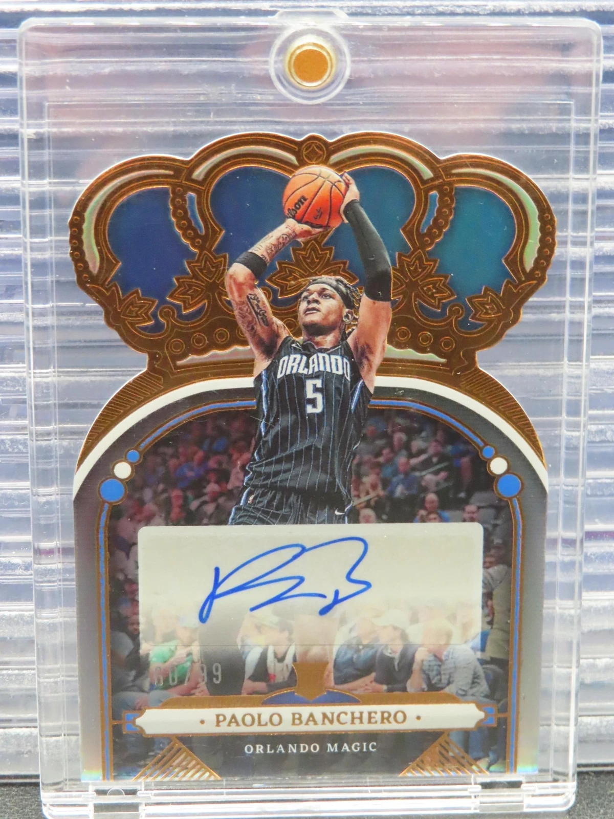 2022-23 Crown Royale Paolo Banchero Rookie Crown Autographs Auto RC #60/99 Magic