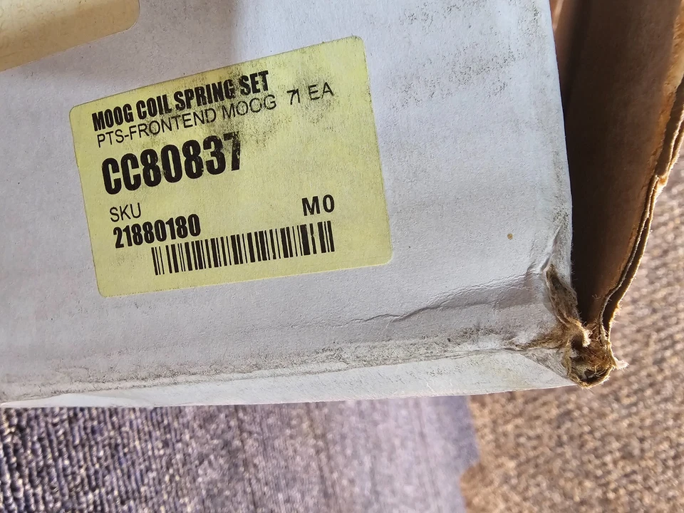 Moog Cargo Coil CC80837 Rear Black For Mitsubishi Eclipse Chrysler Sebring 00-05 - Image 4 of 4