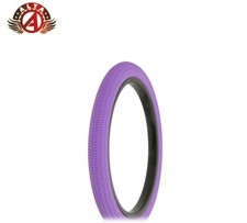 ALTA PERFORMANCE BICYCLE WIRE BEAD TIRE 18" X 1.95 PURPLE BMX/FREESTYLE TREAD.