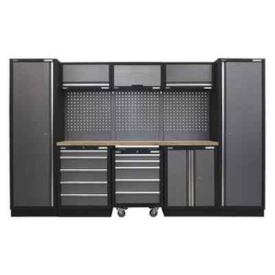 Sealey Modular Storage System Combo - Pressed Wood Worktop Garage Workshop DIY