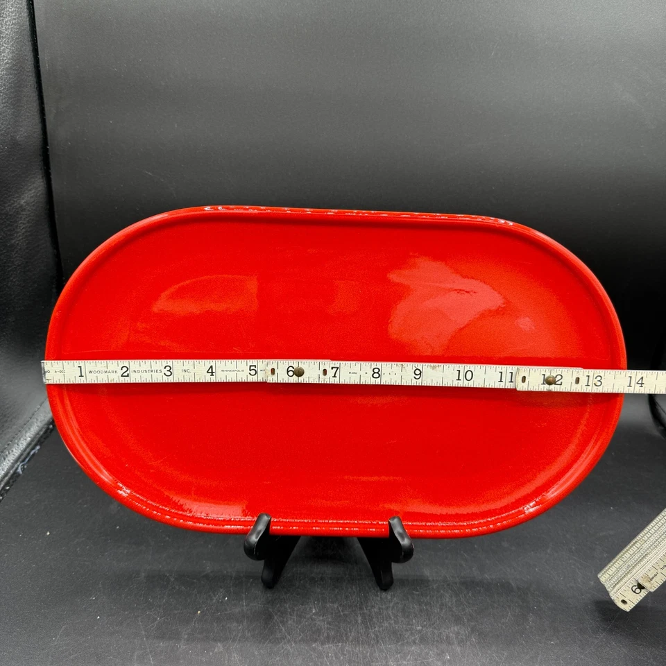 Waechtersbach Christmas Tree Sandwich Pastry Serving Tray Oval 14" - Image 3 of 4