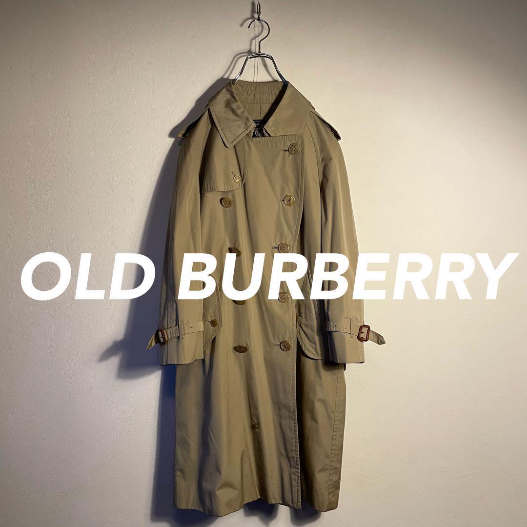 Burberry Vintage Trench Coat 80s 90s Used | Size 50 | Unique Distress Details