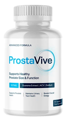 NUTRIZET Prostavive - Advanced Prostate Support - One Months supply - 60 Capsules - Vegan