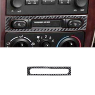 For Chevrolet Cobalt Carbon Fiber Interior Above Climate Control Cover Trim