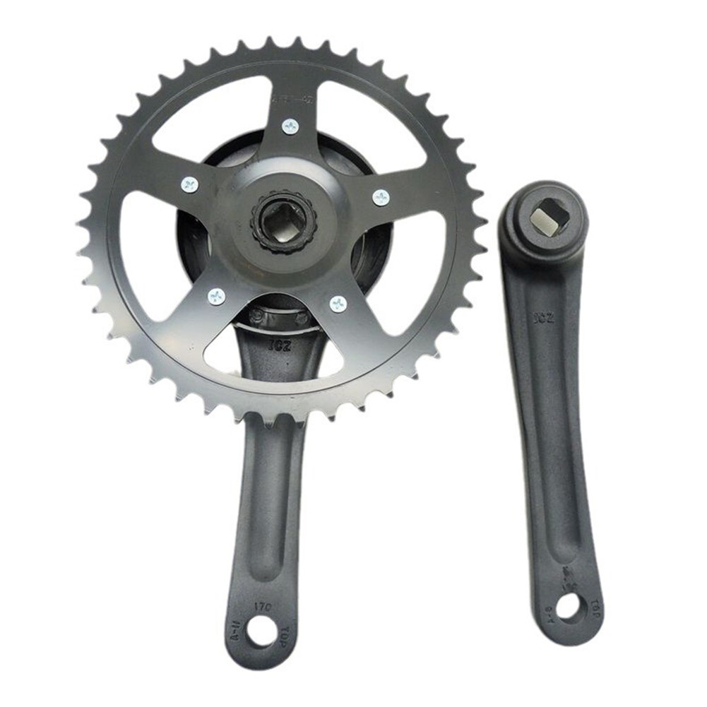 Bicycle crankset Bike MTB bike Chainset Wheel 42T 170mm for Fixie bikes