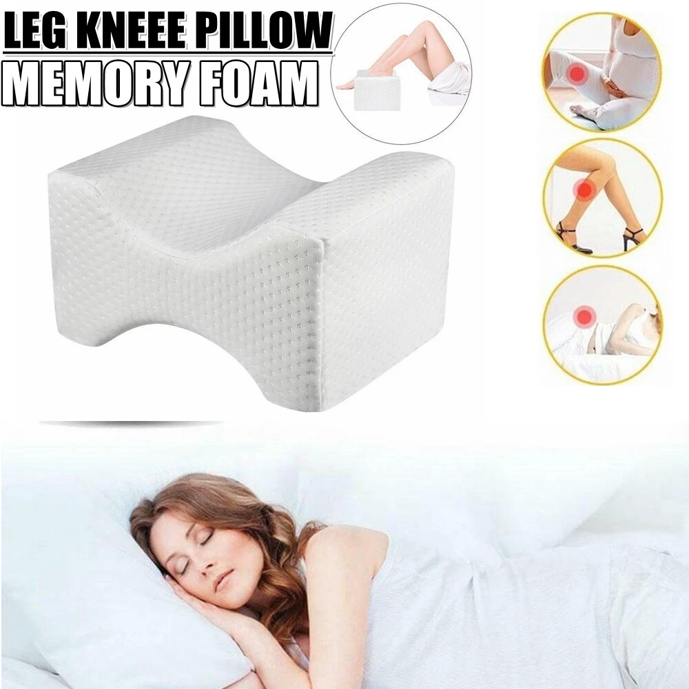 Leg Wedge Knee Pillow Memory Foam Hip Cushion Back Pain Relief For