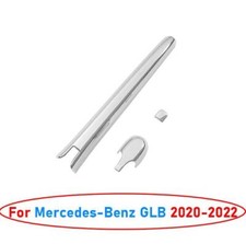 For Mercedes Benz GLB W247 2020-24 Chrome Tail Rear Window Wipers Cover Trim 3pc