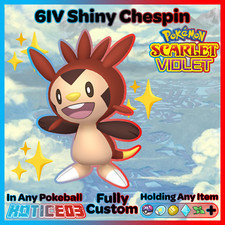 ✨ Shiny Chespin 6IV ✨ Pokemon Scarlet & Violet 🚀 Fast 🚀