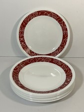 Corelle Vitrelle Bandhani USA Made Bread Plates 6.75 Inch Set of 8