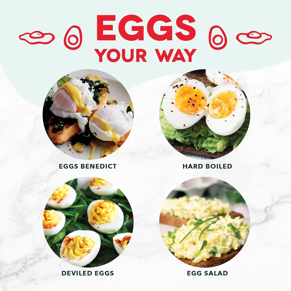 7-Capacity Electric Rapid Egg Cooker for Hard Boiled and Poached Eggs 7-Capacity Electric Rapid Egg Cooker for Hard Boiled and Poached Eggs