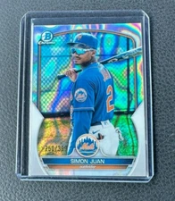 2023 Bowman Chrome Simon Juan Lava Refractor 250/399