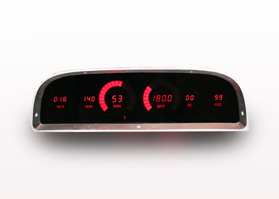 1960-1963 Chevy Truck Digital Dash Panel Red LED Gauges For LS Swap Made In US