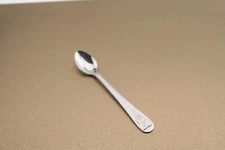 Vintage Baby Infant Feeding Spoon 5 1/4"   TEDDY BEAR Stainless Steel  Japan