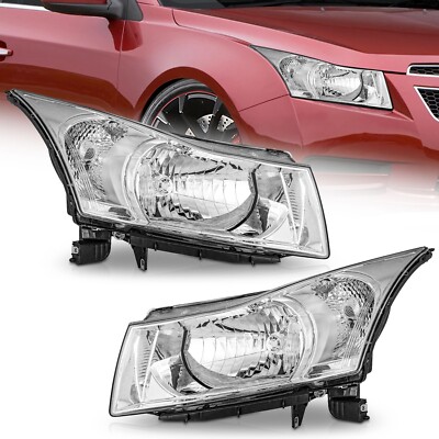 WEELMOTO Pair Headlights For 2011-2015 Chevy Cruze /2016 Cruze Limited Headlamps