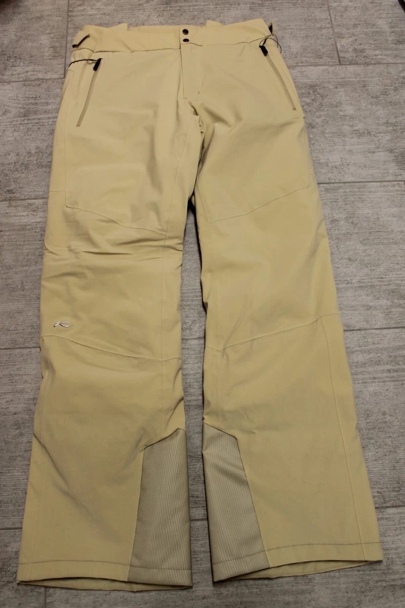 KJUS Homme Formule Ski Pantalon Hommes Beige Braun Taille 54 XL Neuf