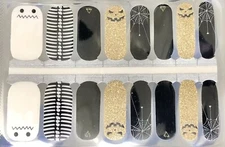 Color Nail Polish Strips,16ct. H11. (Halloween)  READ DESCRIPTION BELOW